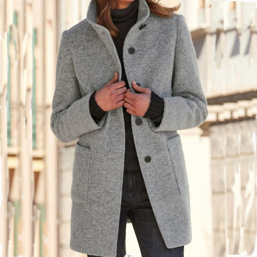 HeidiMode | Stilvoller & Eleganter Button-Down-Mantel
