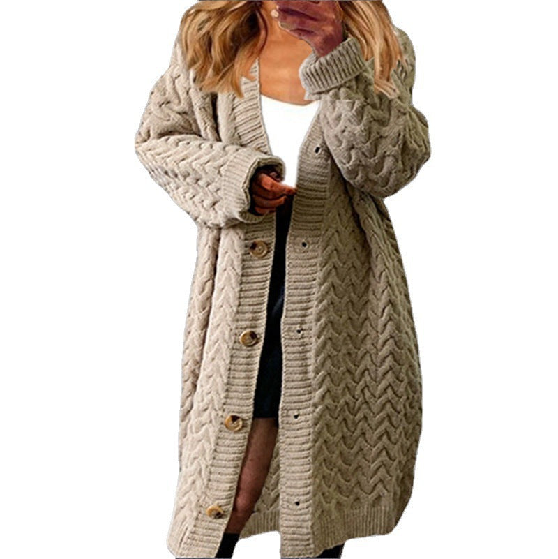 Damen Großer Strickcardigan Heidi-Mode