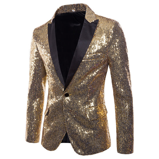 Herren Pailletten Formal Blazer Heidi-Mode