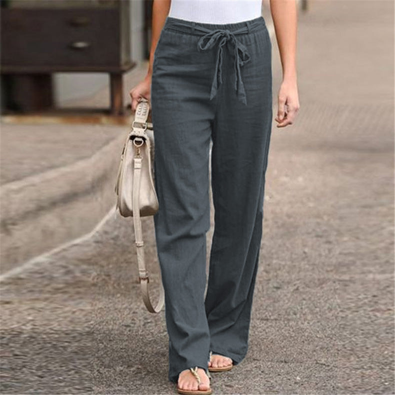Heidi-Mode | Hosen mit Geradem Bein und Elastischem Bund