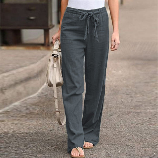 Heidi-Mode | Hosen mit Geradem Bein und Elastischem Bund