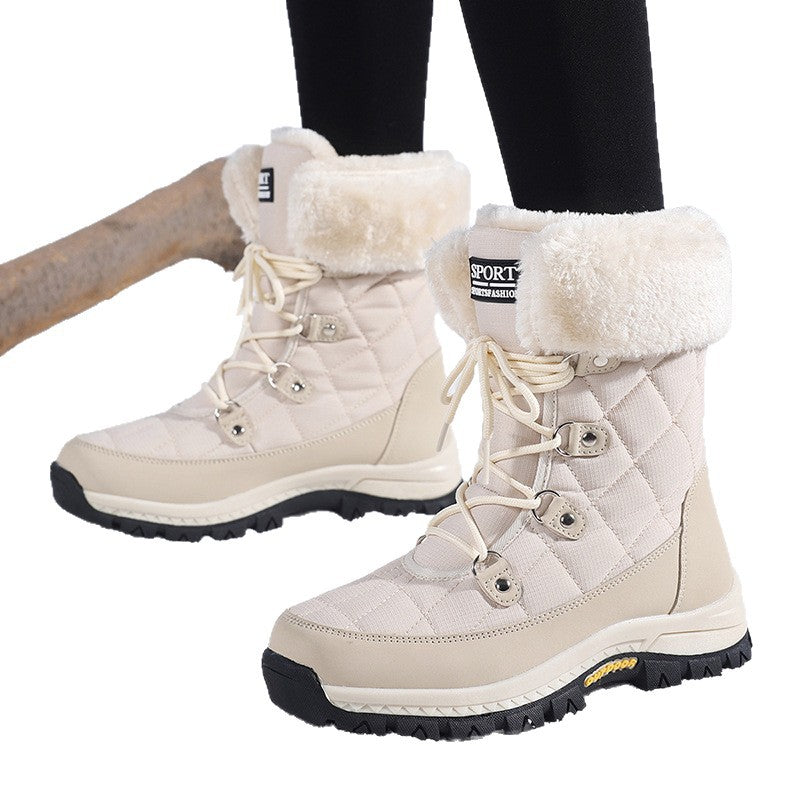 Damen Winterstiefel mit rutschfester Sohle und warmem Innenfutter Heidi-Mode