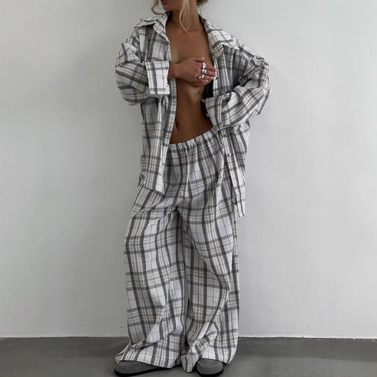 Damen lässiges Karottenhosen-Set Heidi-Mode