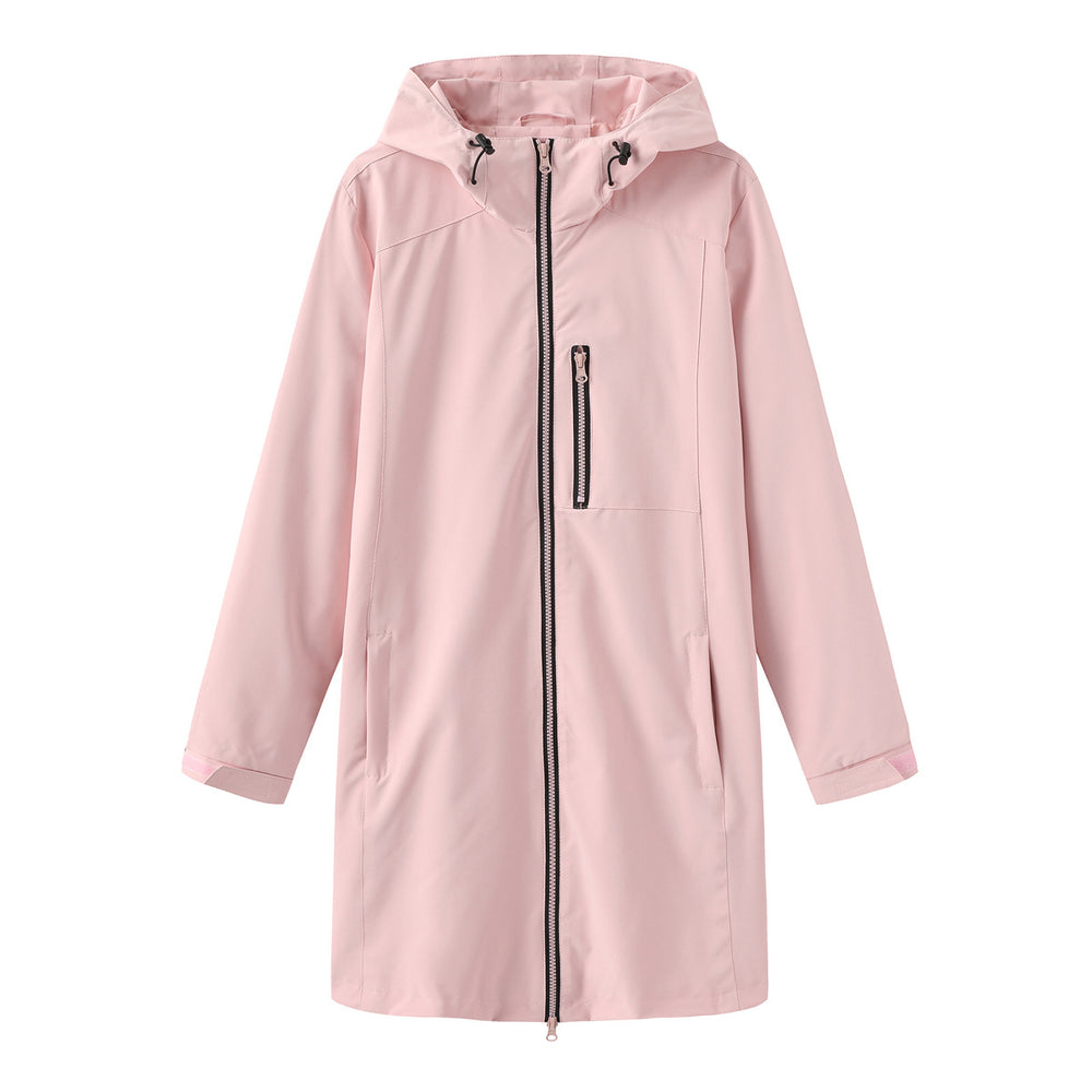 Damen Funktionsjacke mit verstellbarem Kapuzenkragen Heidi-Mode