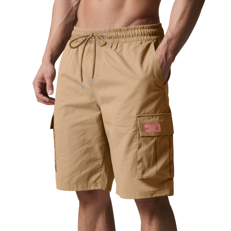 Herren Cargo-Shorts mit elastischem Bund und praktischen Taschen Heidi-Mode