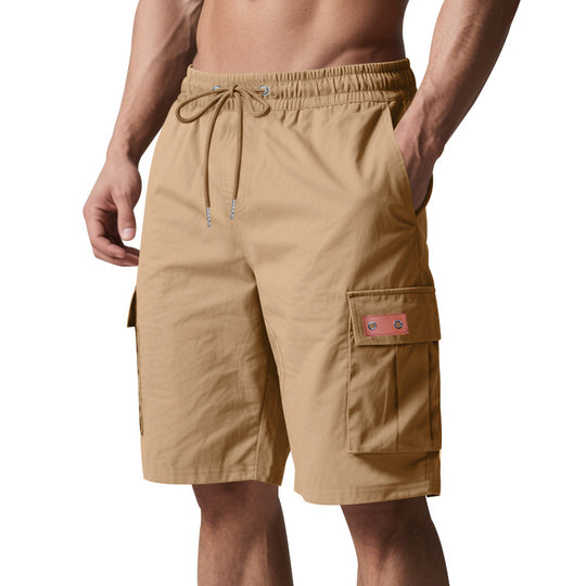 Herren Cargo-Shorts mit elastischem Bund und praktischen Taschen Heidi-Mode