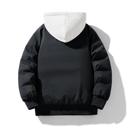 Damen wattierte Übergangsjacke mit abnehmbarem Kapuzensystem und stylischem Innenfutter Heidi-Mode