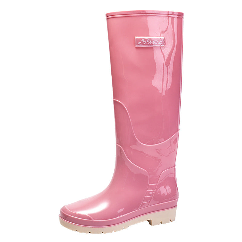 Damen Hochwertige, wasserdichte Gummistiefel mit rutschfester Sohle und verstärktem Schaftrand Heidi-Mode