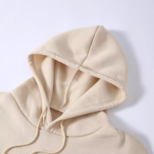 Damen Oversized Kapuzenpullover mit Kängurutasche Heidi-Mode