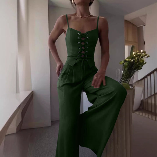 Damen Korsettbluse mit Schnüroptik Heidi-Mode