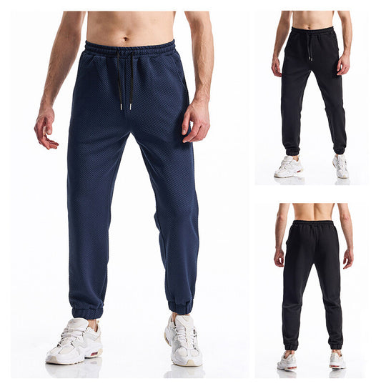 Herren Freizeit-Jogginghose mit elastischem Bund und atmungsaktiven Stoffen Heidi-Mode