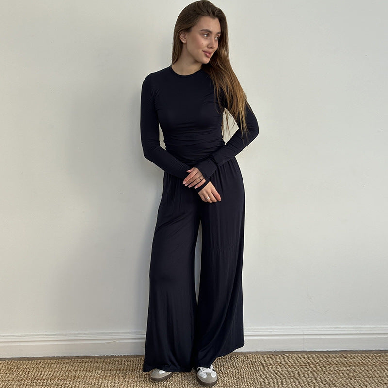 Damen Lässiges Sportoutfit mit weitem Schnitt Heidi-Mode