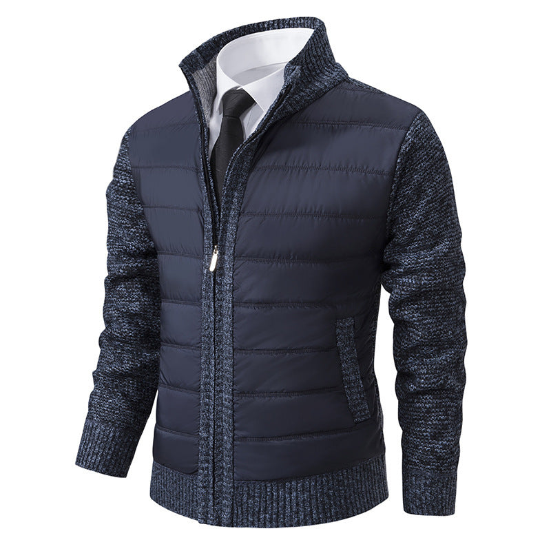 Herren sportive Kapuzenjacke mit strukturiertem Material und eleganten Details Heidi-Mode