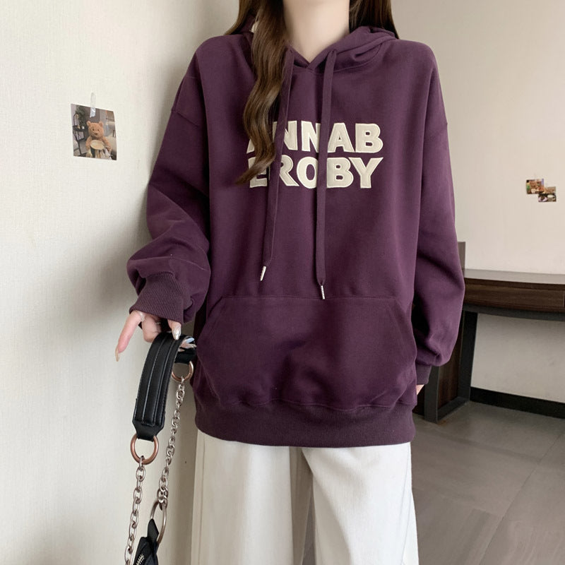 Damen Casual Grafik Hoodie mit einzigartigem Schriftzug Heidi-Mode