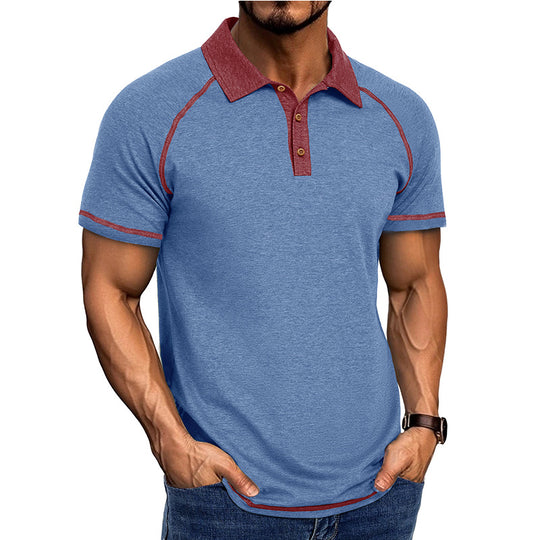 Heidi Mode | Kurzärmeliges Herren-T-Shirt mit Revers