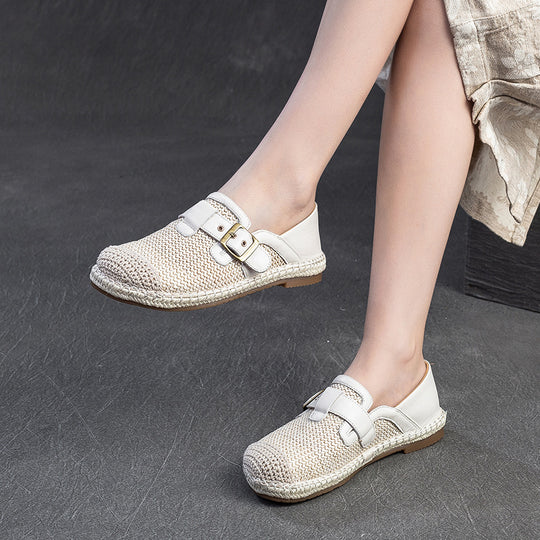 Damen Pantoletten mit innovativem Riemendesign und flexibler Sohle Heidi-Mode