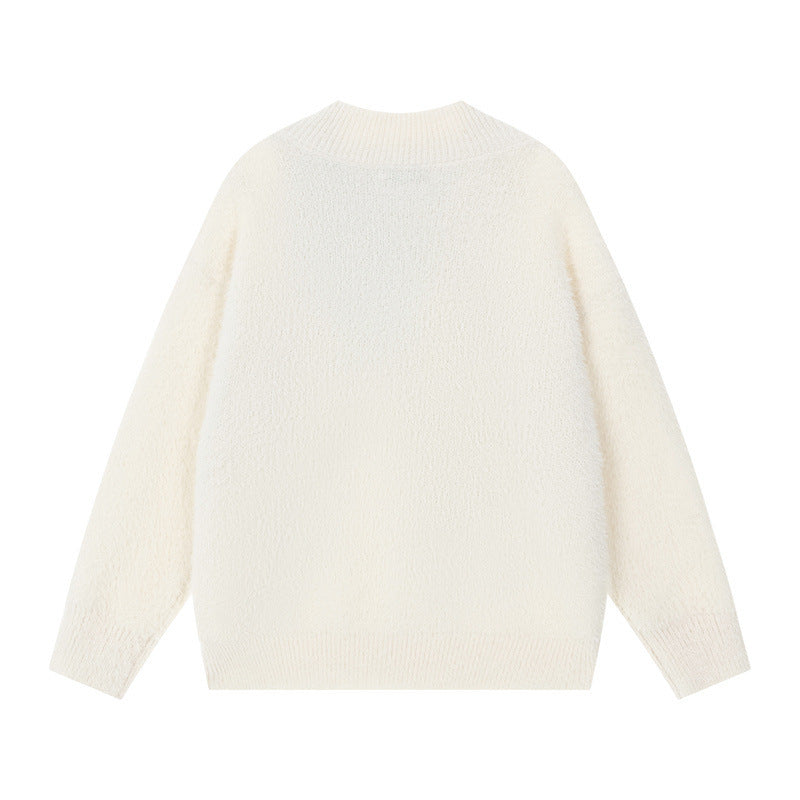 Damen Kuscheliger Pullover mit innovativem Schal-Detail Heidi-Mode