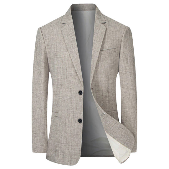 Herren eleganter und strukturierter Blazer mit modischen Details Heidi-Mode