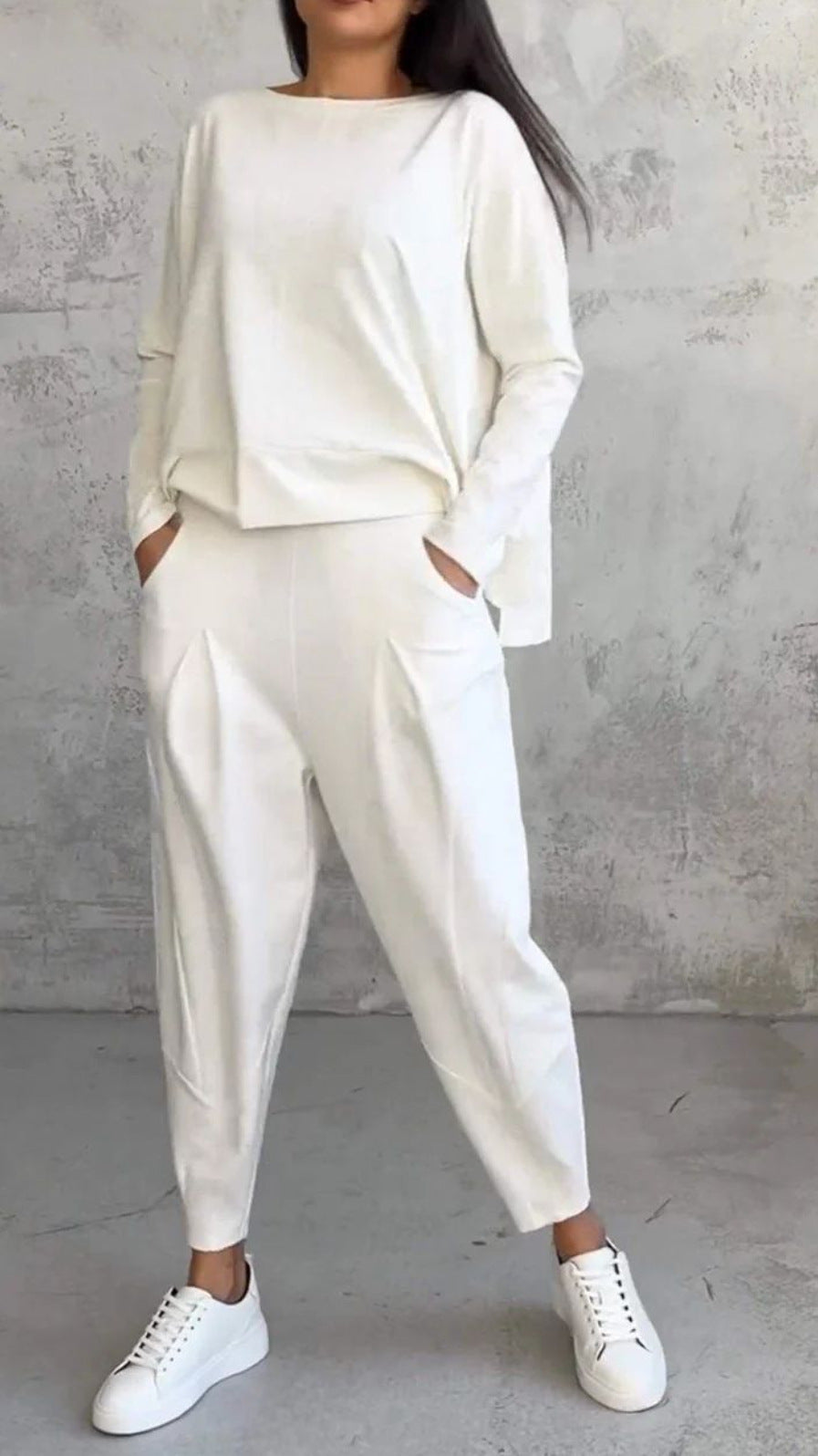 Damen Stilvolles und bequemes Lounge-Set mit weitem Schnitt Heidi-Mode