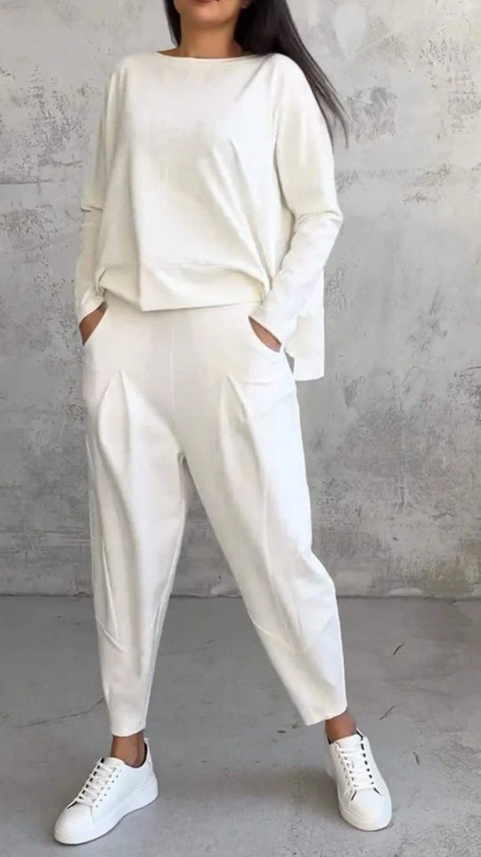 Damen Stilvolles und bequemes Lounge-Set mit weitem Schnitt Heidi-Mode