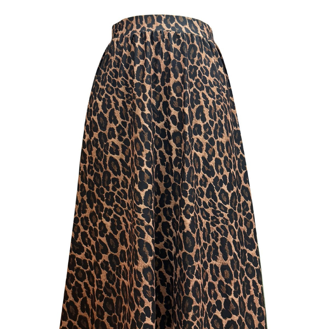 Damen Maxirock mit breitem Bund und voluminösem Schnitt Heidi-Mode