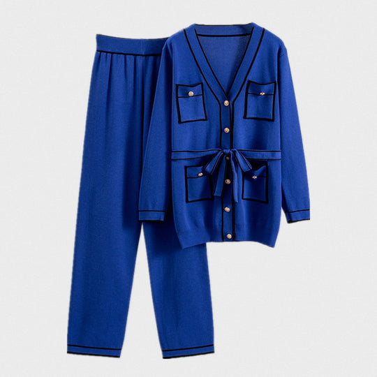 Damen gemütliches Strickanzug-Set Heidi-Mode