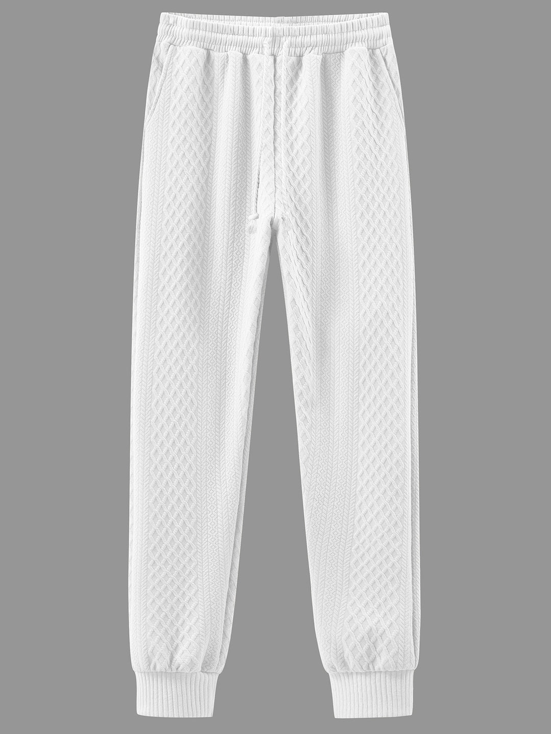 Herren Komfortable Strick-Jogginghose mit modernem Design und elastischem Bund Heidi-Mode