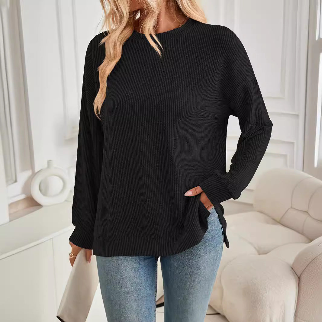 Damen lässiger Strickpullover Heidi-Mode