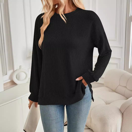 Damen lässiger Strickpullover Heidi-Mode