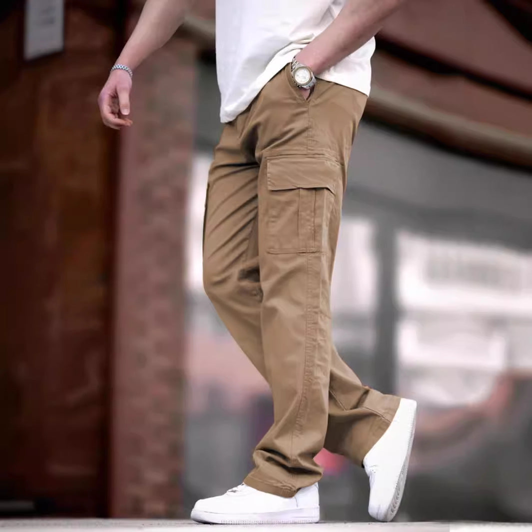 Herren Cargo-Hosen mit multifunktionalen Taschen und atmungsaktivem Stoff Heidi-Mode