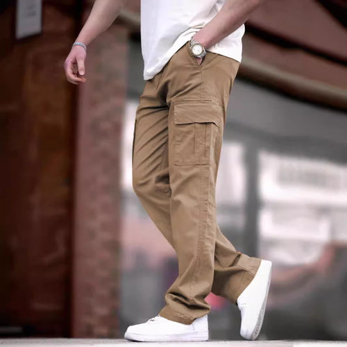 Herren Cargo-Hosen mit multifunktionalen Taschen und atmungsaktivem Stoff Heidi-Mode