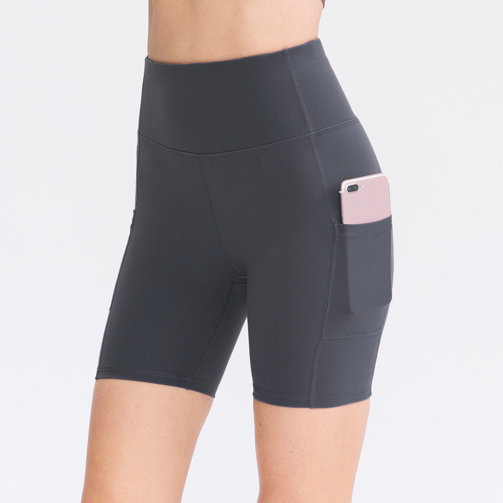 Damen Sportliche Hochgeschnittene Shorts Heidi-Mode