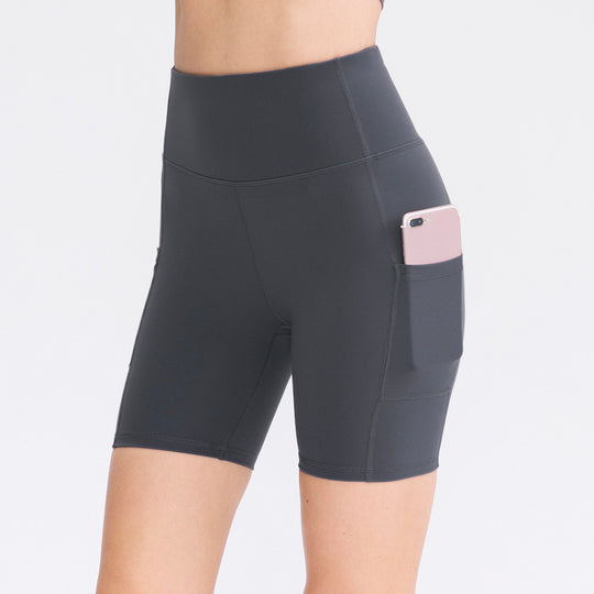 Damen Sportliche Hochgeschnittene Shorts Heidi-Mode