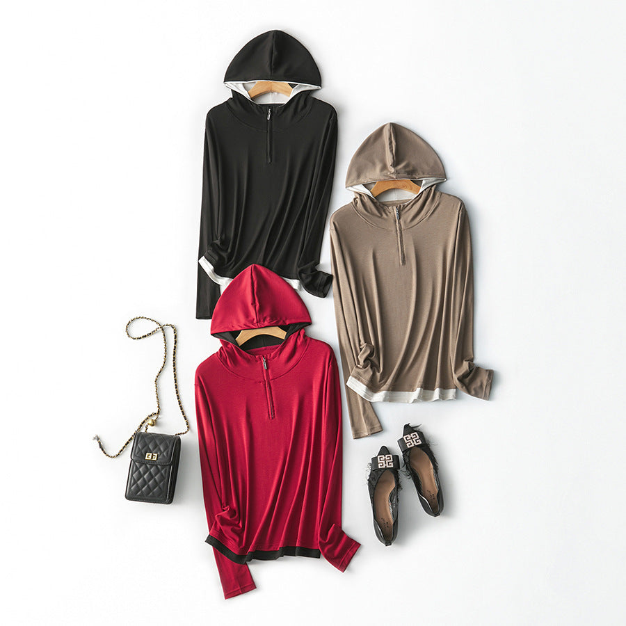 Femme Performance Zip Kapuzenpullover Heidi-Mode