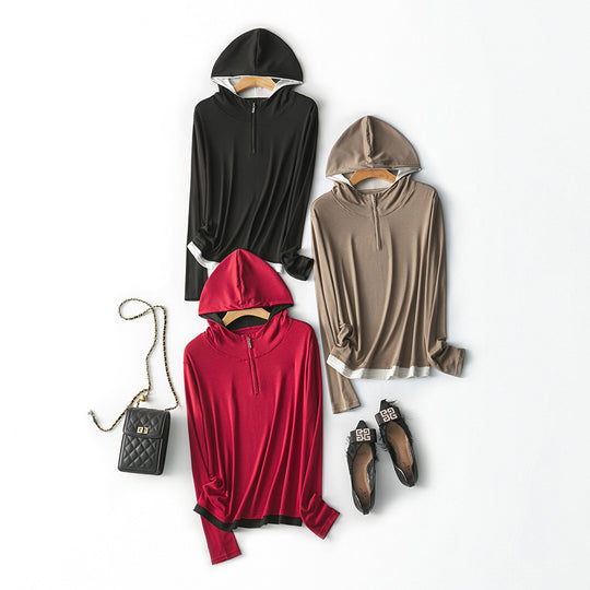 Femme Performance Zip Kapuzenpullover Heidi-Mode