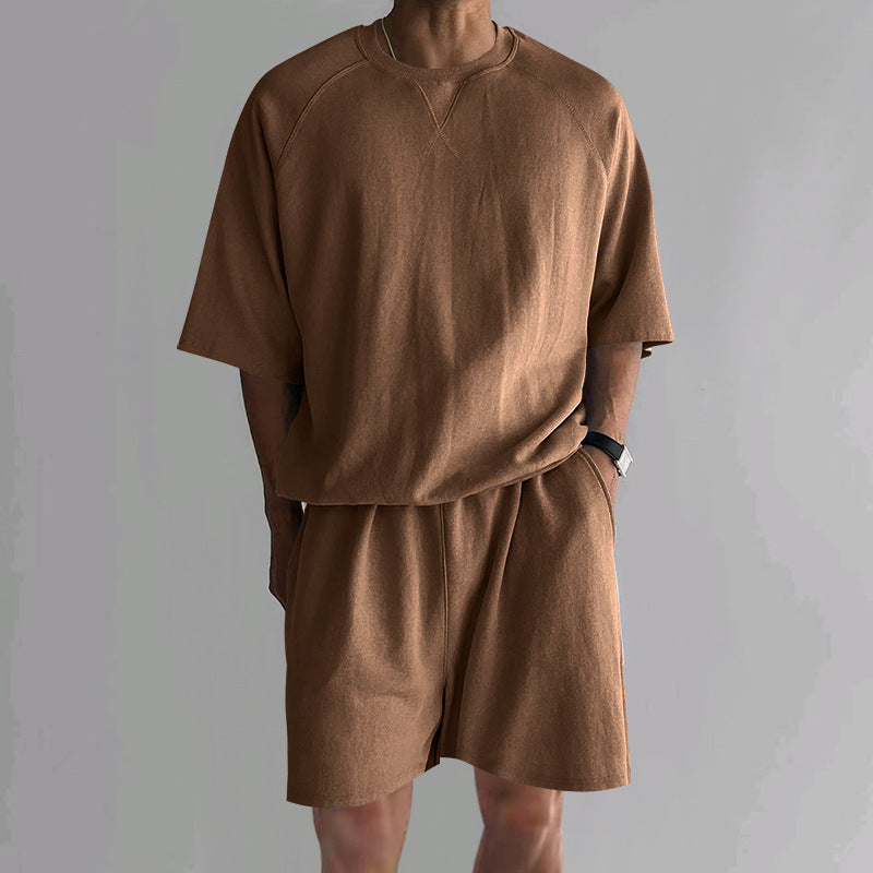 Herren funktionales Freizeit-Set aus atmungsaktivem Material mit bequemer Passform Heidi-Mode