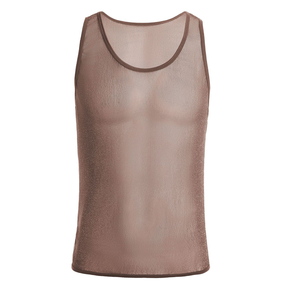 Herren Sportliches Netz-Tanktop Heidi-Mode