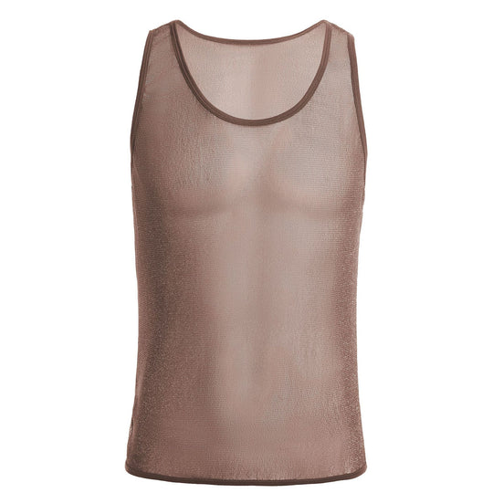 Herren Sportliches Netz-Tanktop Heidi-Mode