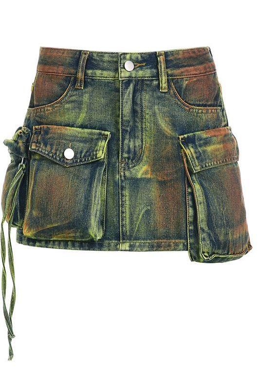Heidi-Mode | Alter Werkzeug Tasche Denim Rock