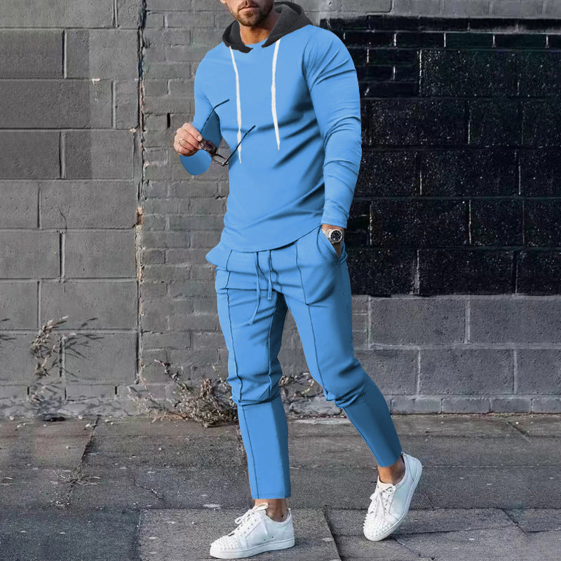 Herren Sportliches Hoodie-Set mit stylischen Jogginghosen Heidi-Mode