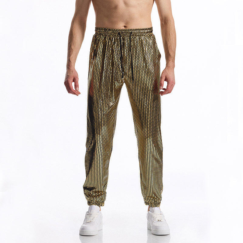 Herren Sportliche Jogginghose mit reflektierendem Design Heidi-Mode