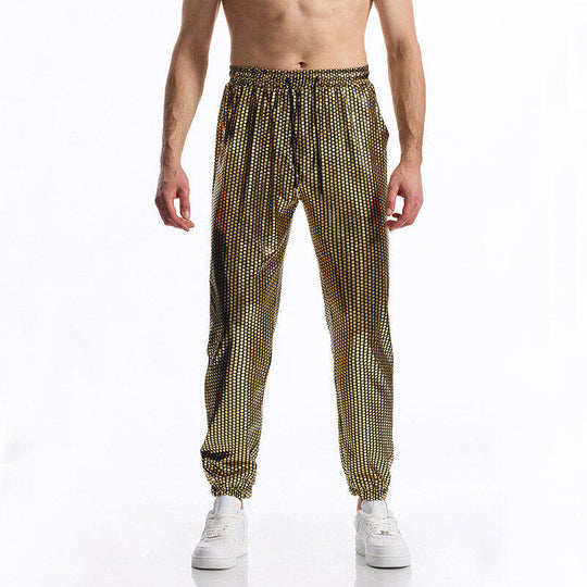 Herren Sportliche Jogginghose mit reflektierendem Design Heidi-Mode