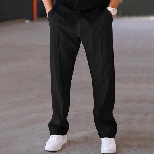 Herren Bequeme Sweatpants mit eleganter Optik und seitlichen Eingrifftaschen Heidi-Mode