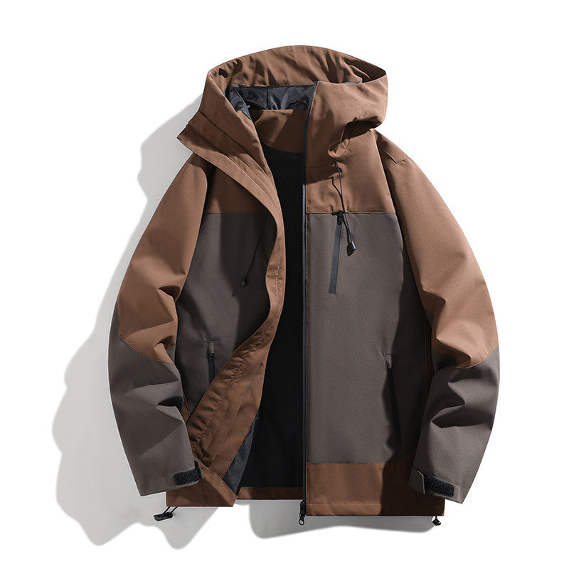 Damen technische Allwetterjacke mit vielseitigem Kapuzendesign und verstellbaren Belüftungsöffnungen Heidi-Mode