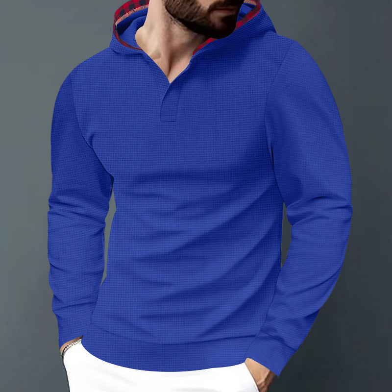 Herren Kapuzensweater mit strukturiertem Design und komfortablem Schnitt Heidi-Mode