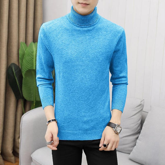 Herren Rollkragenpullover aus weichem Merinowolle Heidi-Mode