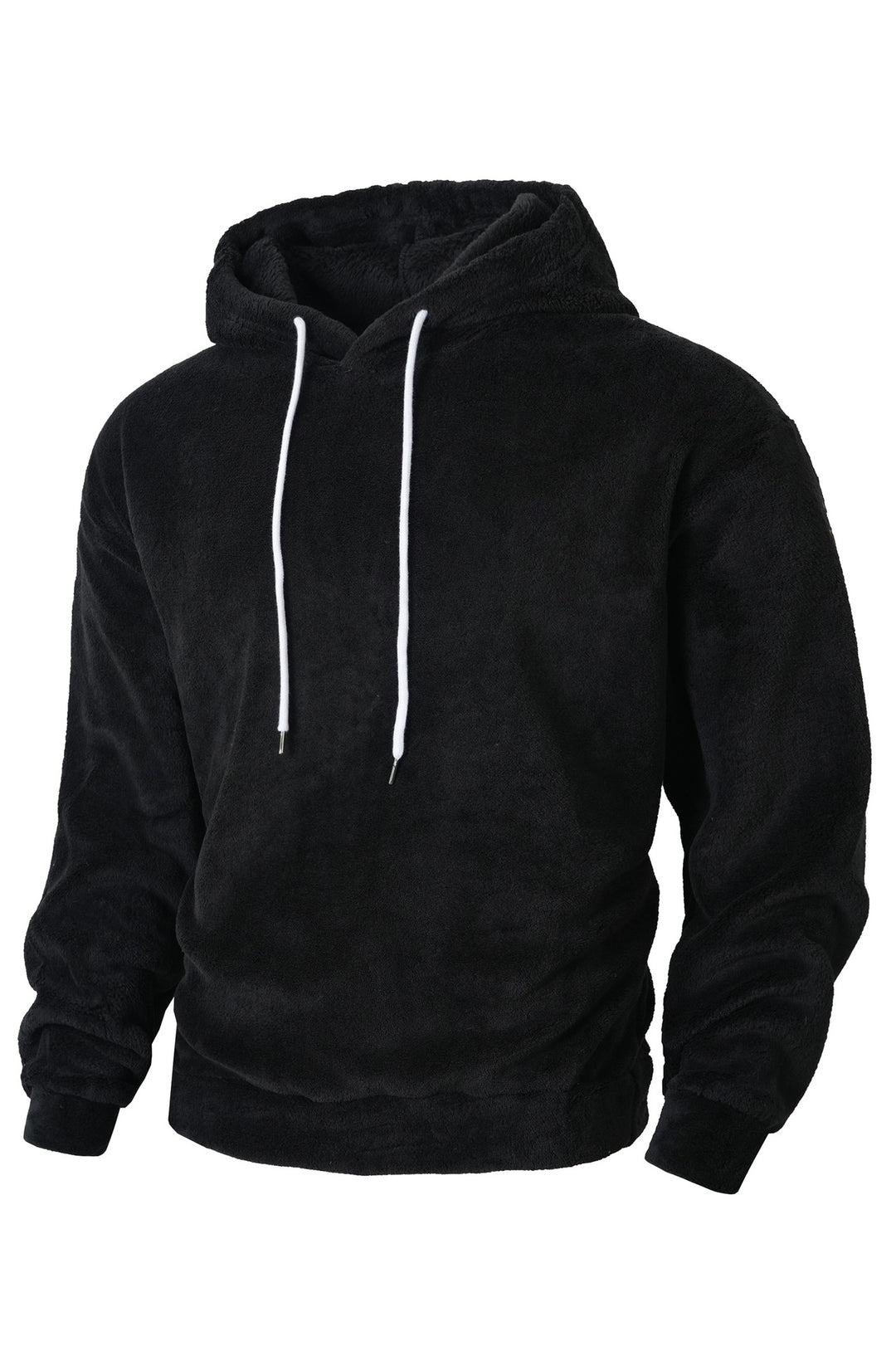 Herren Kuscheliger Fleece-Hoodie mit Kordelzug Heidi-Mode