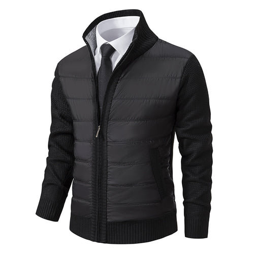 Herren sportive Kapuzenjacke mit strukturiertem Material und eleganten Details Heidi-Mode