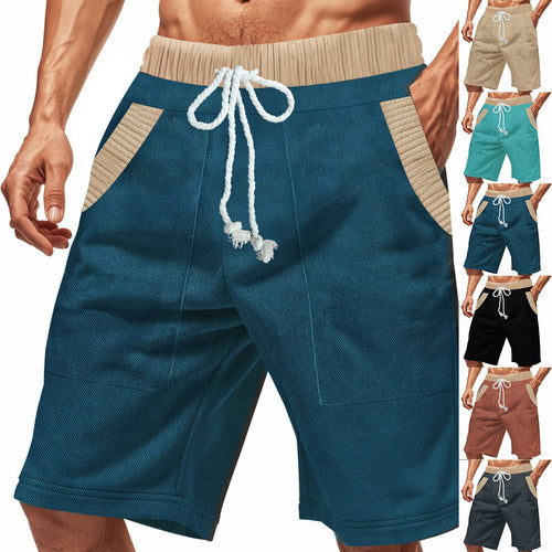 Herren Freizeit-Shorts mit elastischem Bund und praktischen Seitentaschen Heidi-Mode