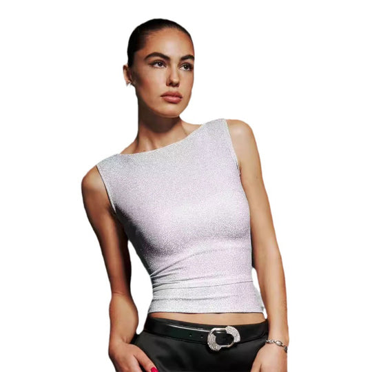 Damen Glamouröses Oberteil mit exzellenter Passform Heidi-Mode